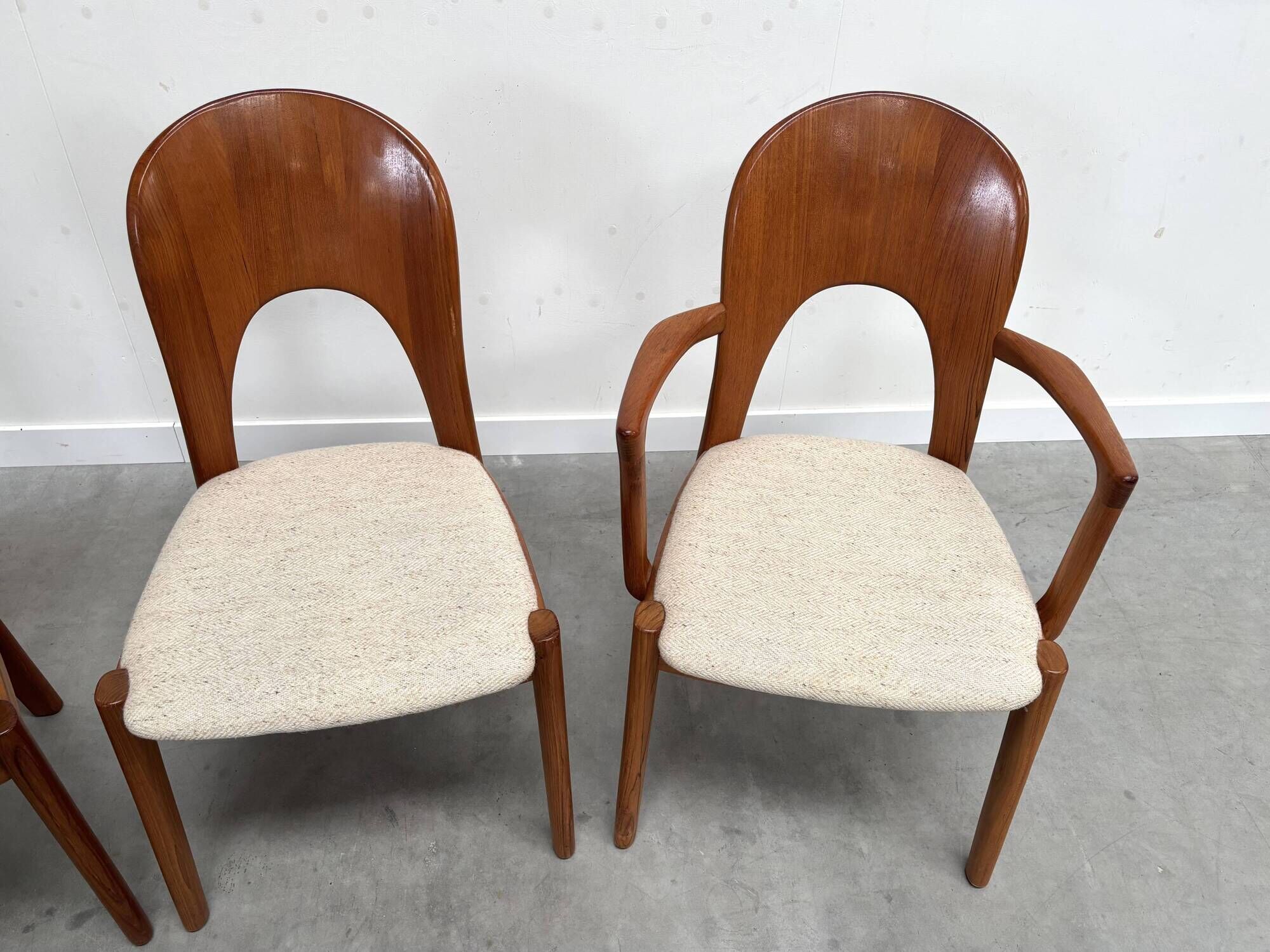 6x Dining chairs by Koefoeds Hornslet, 1970s