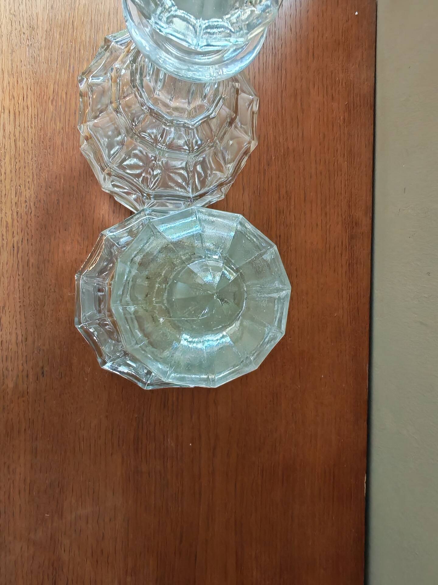 Paire de carafes anciennes 19ème siècle