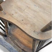 A slightly weathered Windsor wheelback dining set (7) by Oirschotse Meubelindustrie 1950s