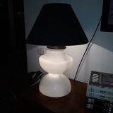Lamp in white opaline Italian 60-70 years