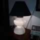 Lamp in white opaline Italian 60-70 years
