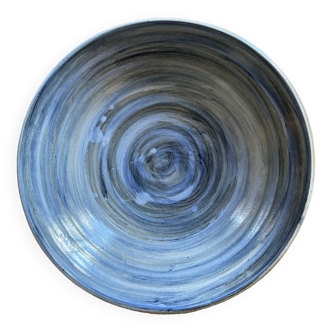 Vintage glazed terracotta dish