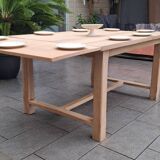 Farmhouse table with extension