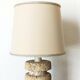 Brutalist stone lamp in Tormos style, circa 1970.