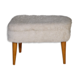 Stool rug vintage 1970