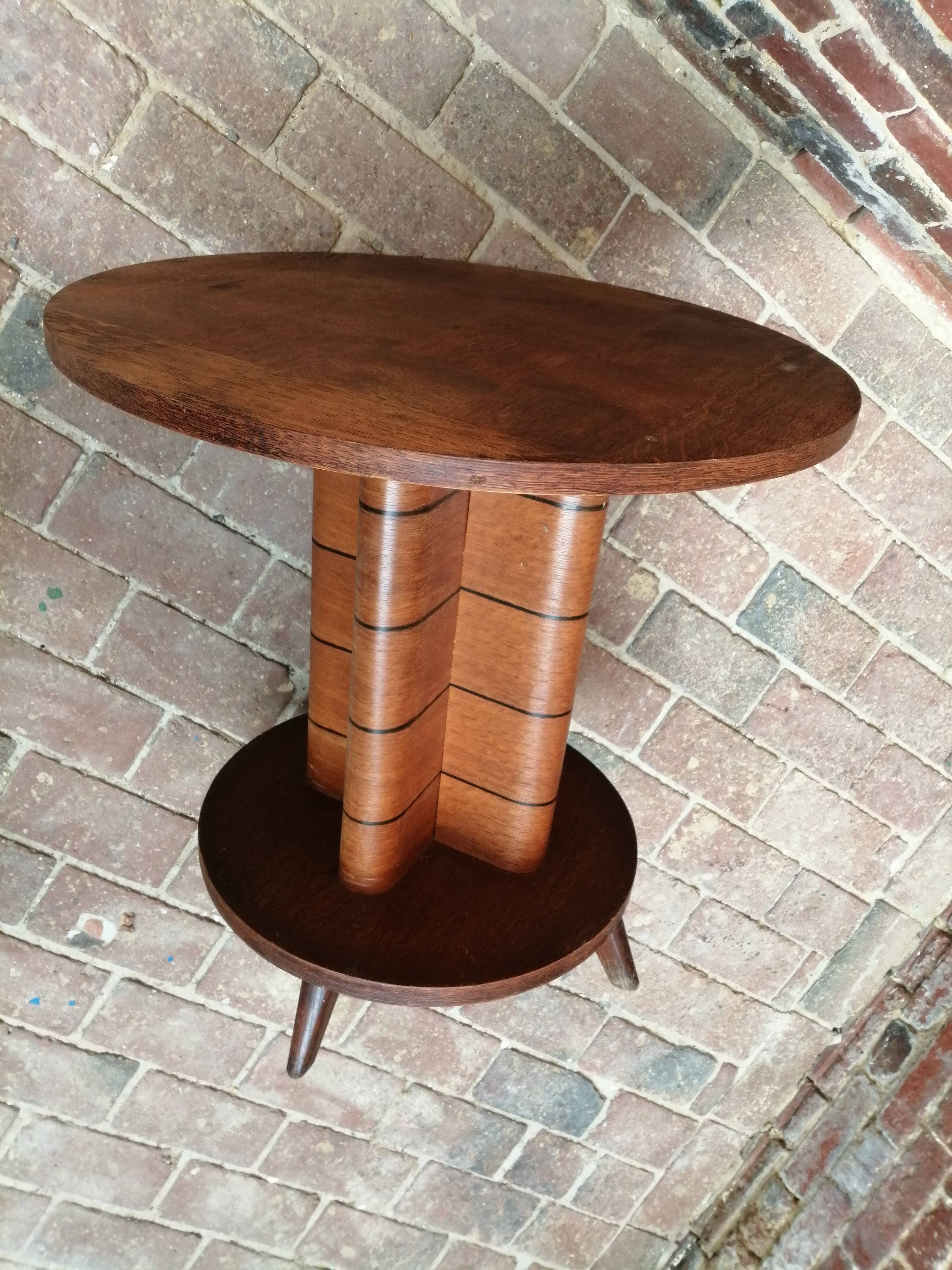 Vintage art deco style gueridon table