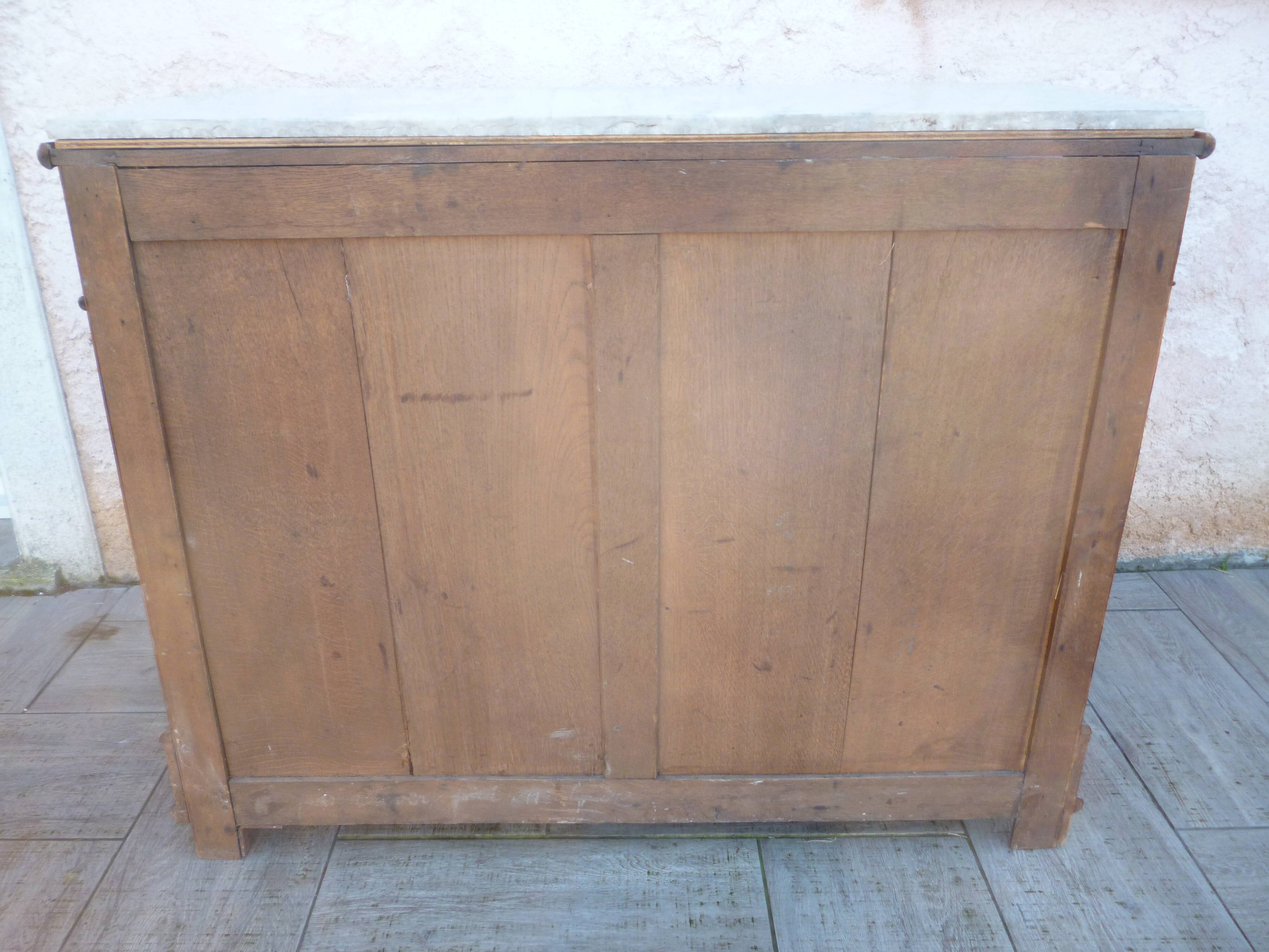 19th century faux bamboo dresser of Maison L Simon rue de Rivoli Paris