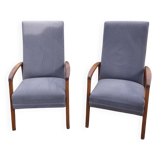 Scandinavian chaise longue armchair