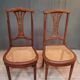 Pair ef chair canées 1930