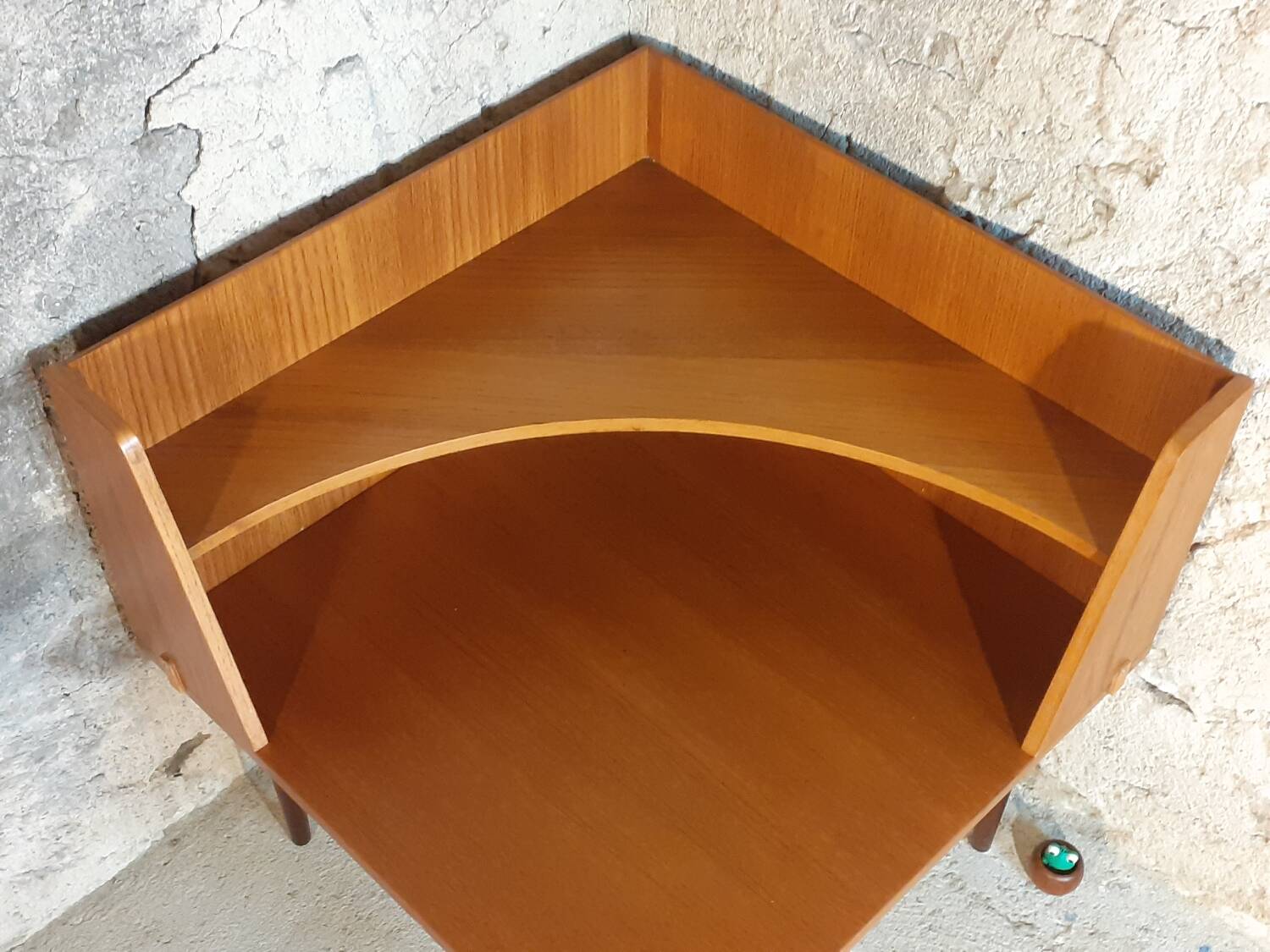 Teak corner table for Norwegian Svane Combina set, 1960s