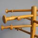 Scandinavian wooden coat rack by Nanna Ditzel
