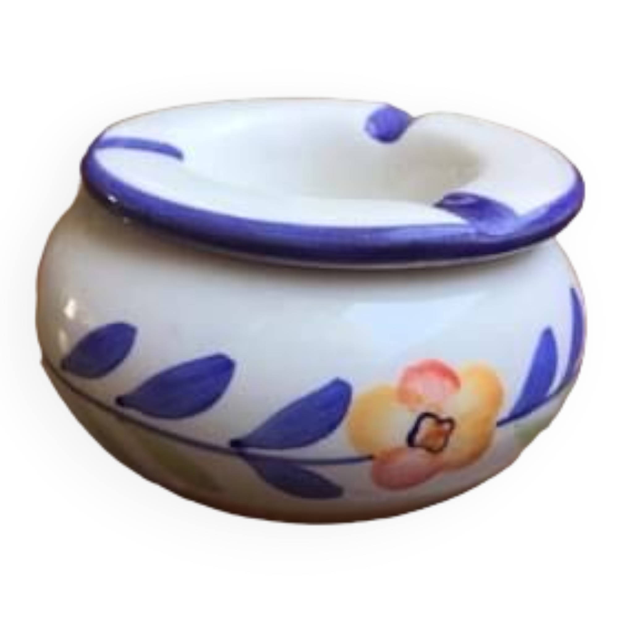 Small ceramic ashtray in two parts. Like new