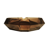 Smoked glass ashtray