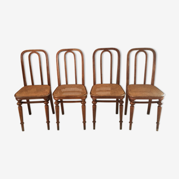 Lot de 4 chaises Thonet N41