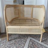 Rattan armchair and natural canning from balî