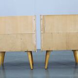 1960s Pair of Night Stands with, Czechoslovakia