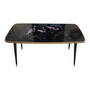 table basse vintage pieds - fuseaux
