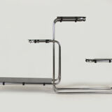 Bauhaus chromed tubular steel shelf, 1940s