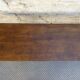Old monastery bench in solid wood, length 180 cm