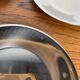 Set of 6 facix stainless steel dessert plates, italy