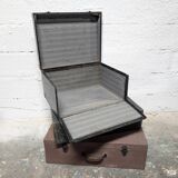 Vintage wooden suitcase