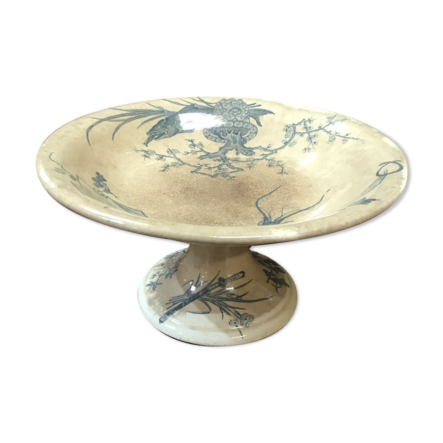 Compotier in Earthenware of Paris