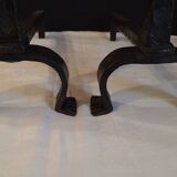 pair of cast iron chenet