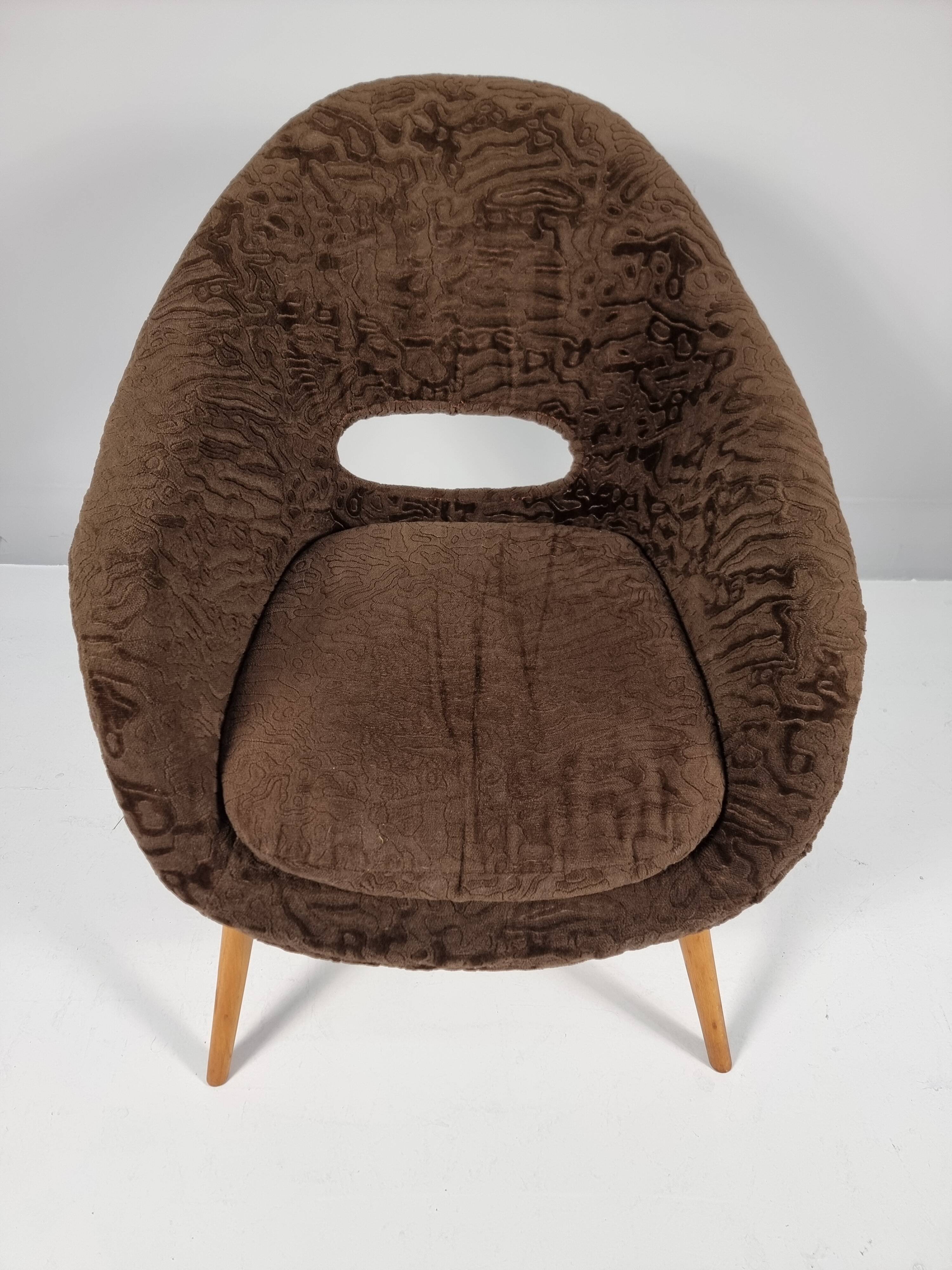 Shell Armchair by Miroslav Navratil, 1960s