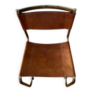 Chaise en cuir