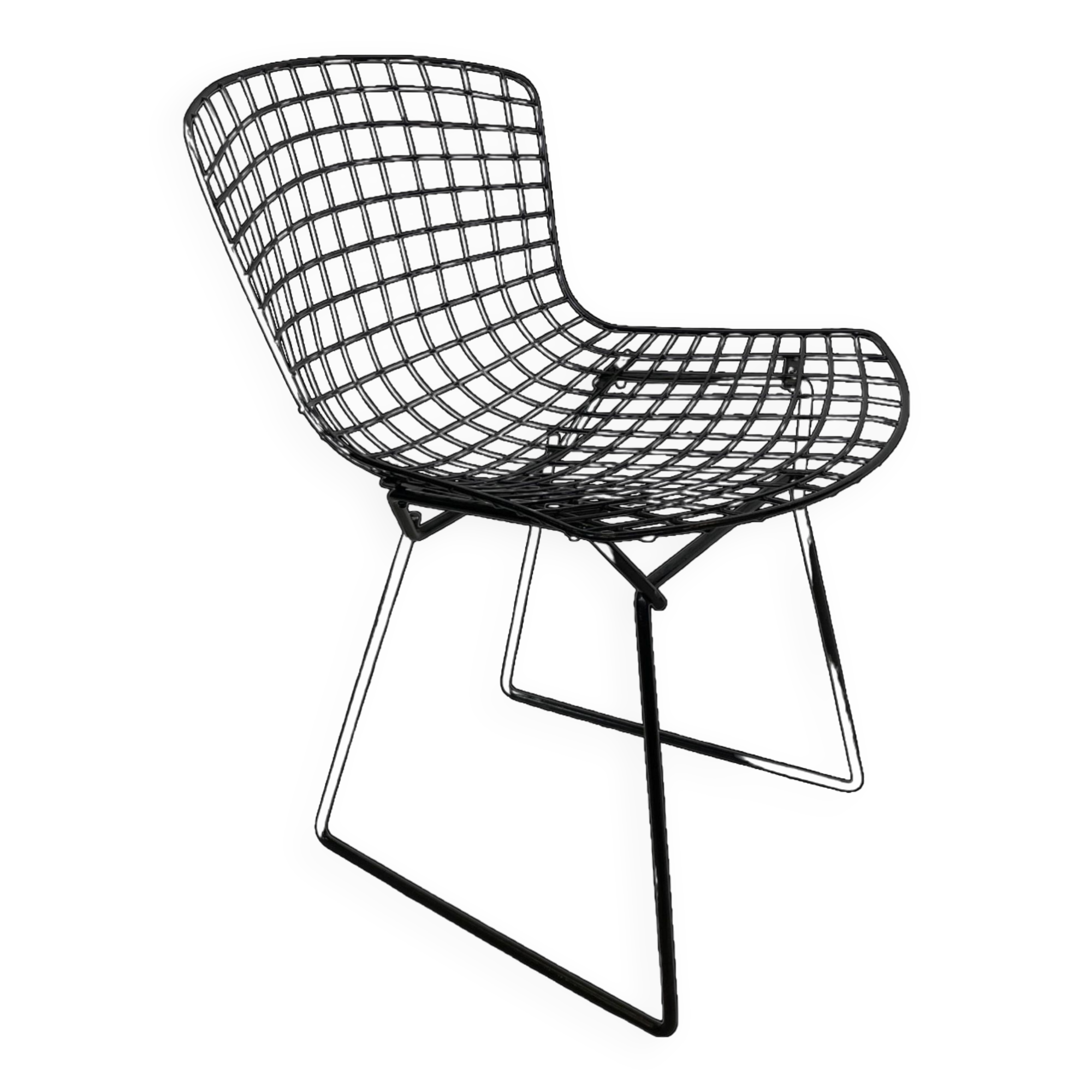Harry Bertoia Chair 420 "wire" Knoll International in black