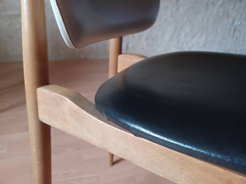Paire de chaises Baumann Pégase vintage 1960