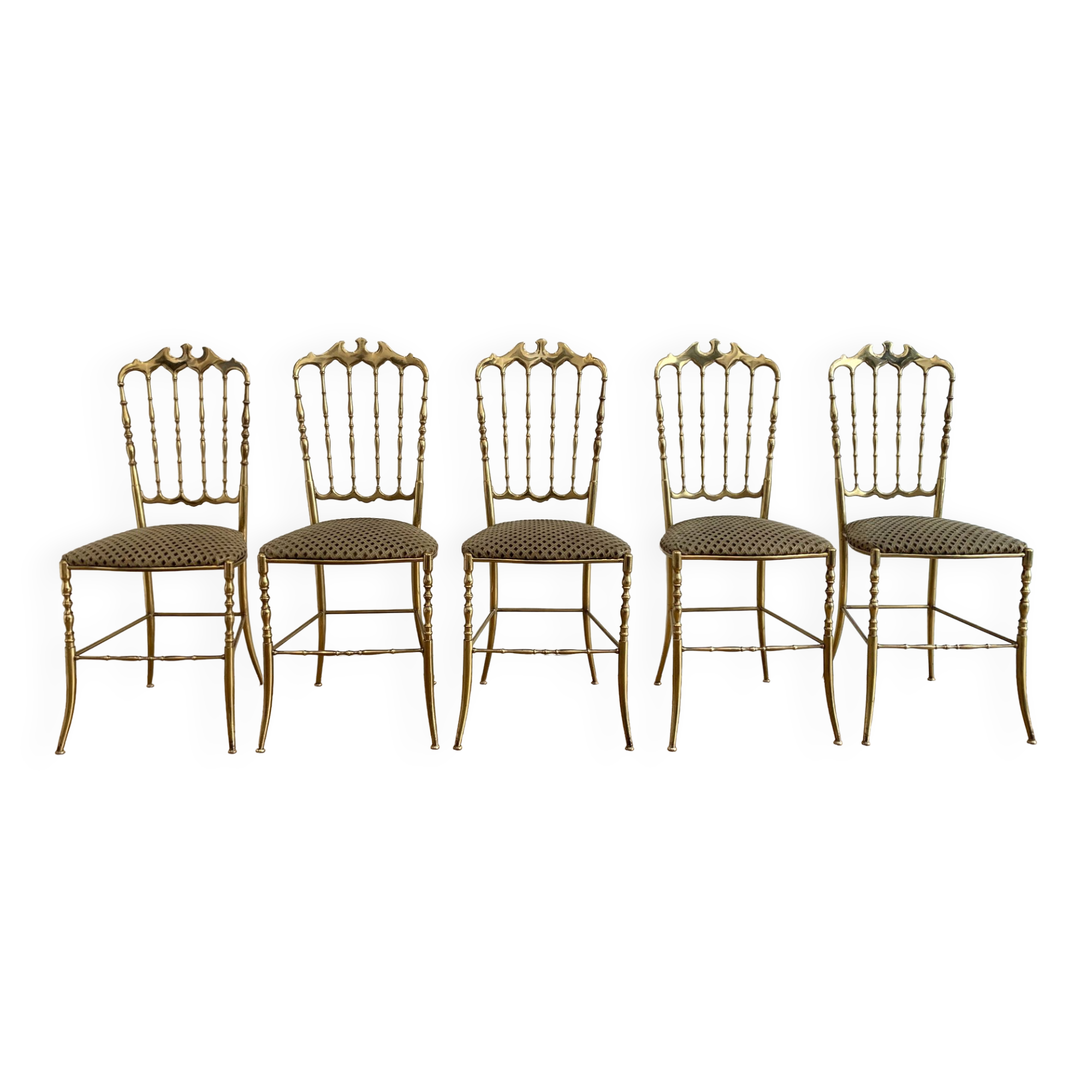 5 chairs by Chiavari Italy
