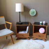 Pair of 50s/60s bedside tables