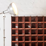 1920s industrial pigeon hole storage