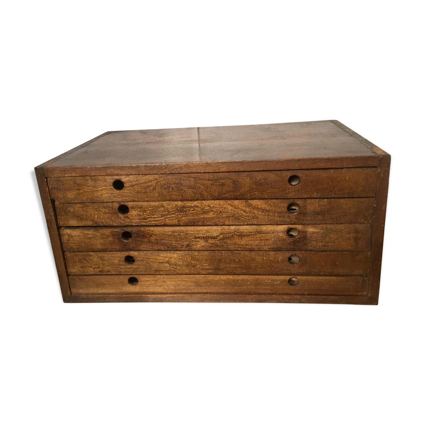 Workshop furniture with drawers for plans/drawings