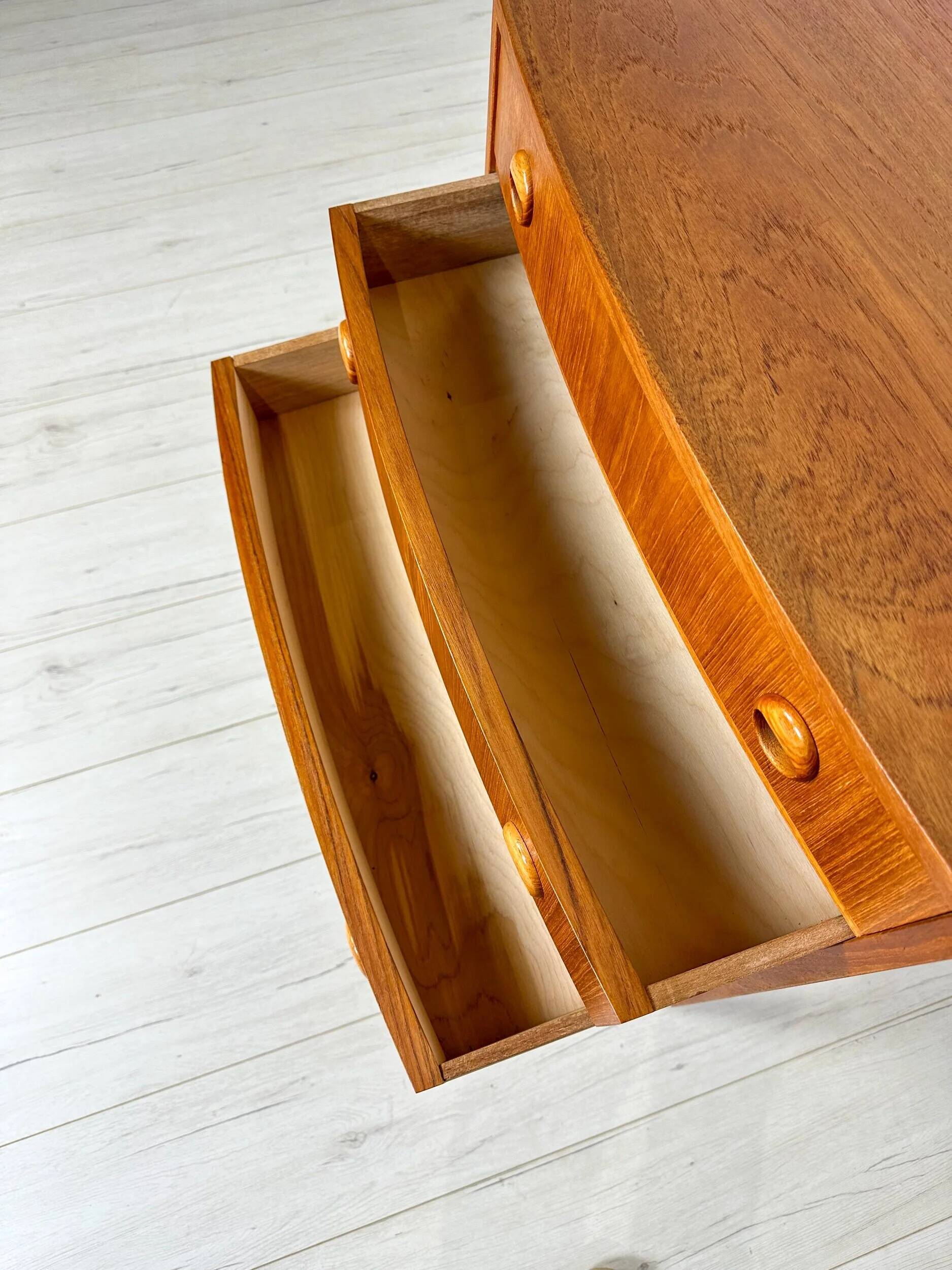 1960s Vintage Kai Kristiansen Teak Bow Front Dresser