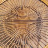Rattan coffee table 50s
