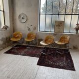 4 chairs Rinaldi "Sabrina" yellow leather