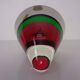 Sommerso Murano Cone Glass Paperweight, Italy, 1970s