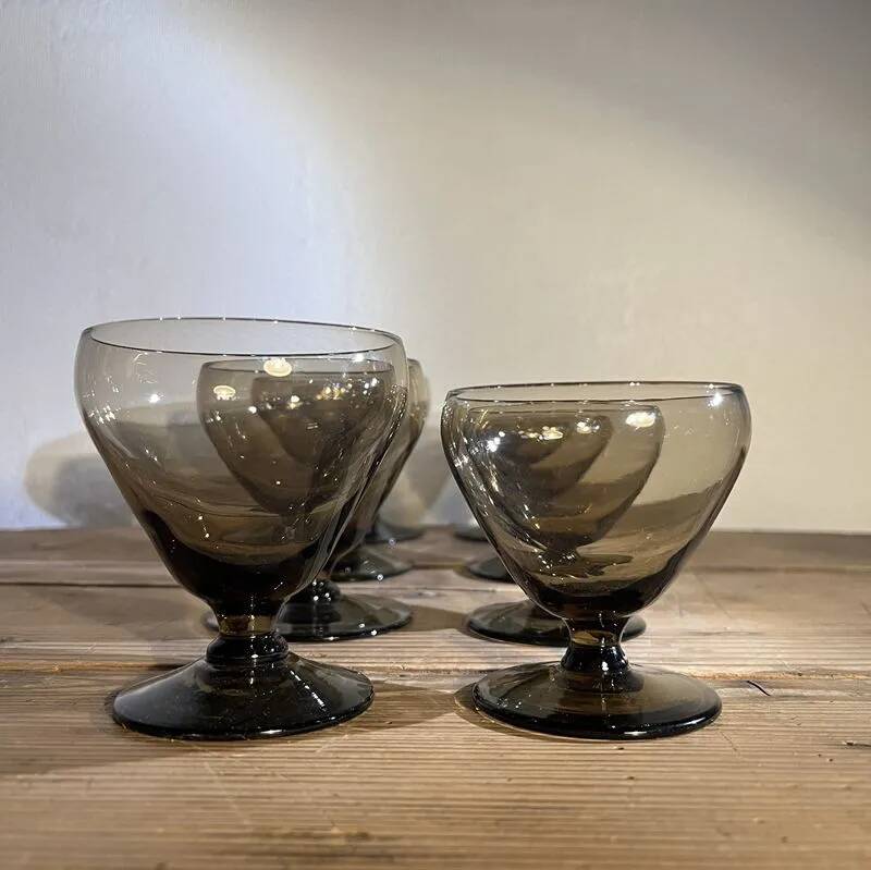 Vintage smoked glasses