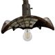 Nr. 1 Vintage industrial mirrored pendant light by Esla
