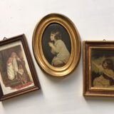 Assortiment de 3 tableaux anciens