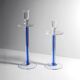 2 IVV Italia Glass Candleholders - 1980s