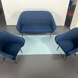 Canapé et fauteuils des années 50