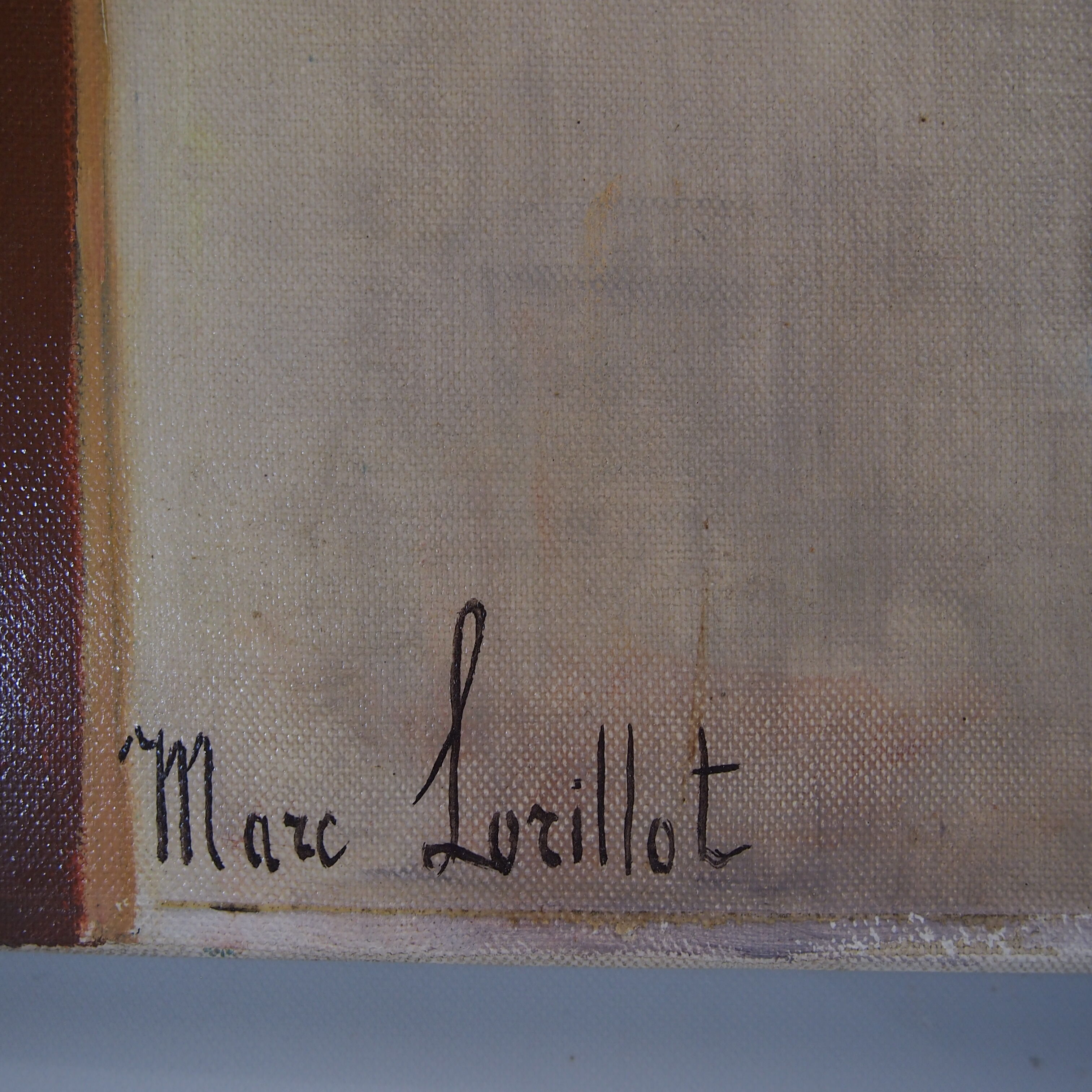 Oil portrait on canvas