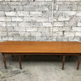 Former large oak farm table early 20th vintage