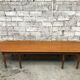 Former large oak farm table early 20th vintage