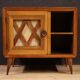 20th century Italian bedside table in the Gio Ponti style