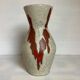 Vase moucheté émaillé rouge Germany