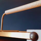 Plateau vintage année 50 en bois laqué et métal doré